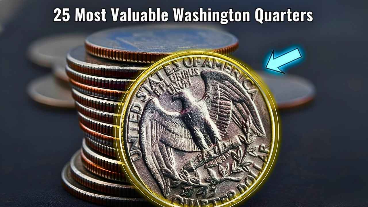 25 Most Valuable Washington Quarters — Rare Coins That Could Make You a Millionaire