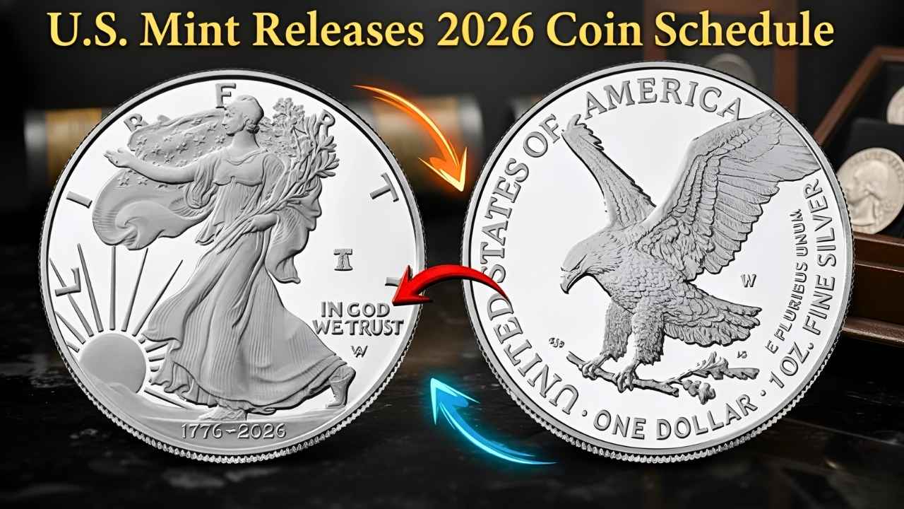 U.S. Mint Releases 2026 Coin Schedule — Dual-Dated ‘250’ Silver Eagle Tops the Lineup