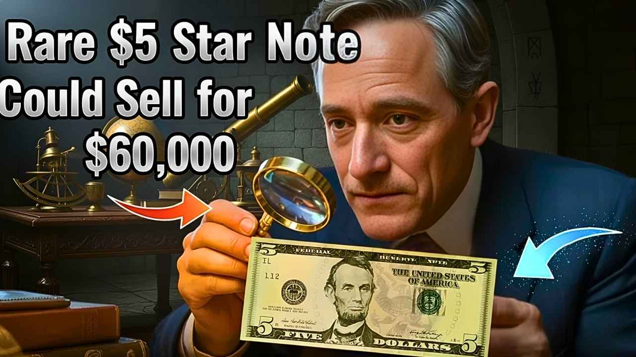 Rare $5 Star Note Could Sell for $60,000 – Do You Have One?